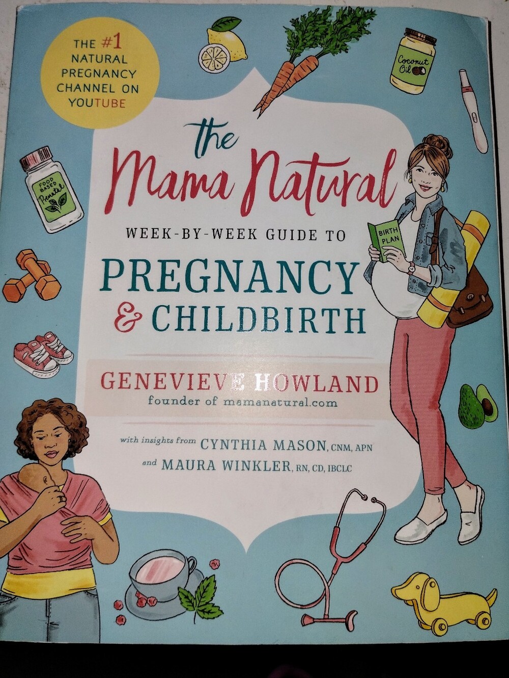 The Mama Natural Week-by-Week Guide to Pregnancy & Childbirth - Blue Cover